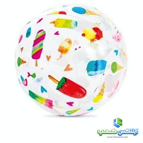 توپ بادی اینتکس طرح بستنی قطر 51 کد 59040