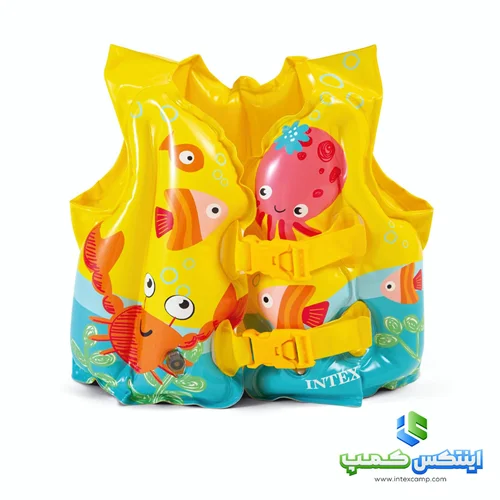 جلیقه بادی اینتکس 5-3 سال طرح دریایی کد 59661