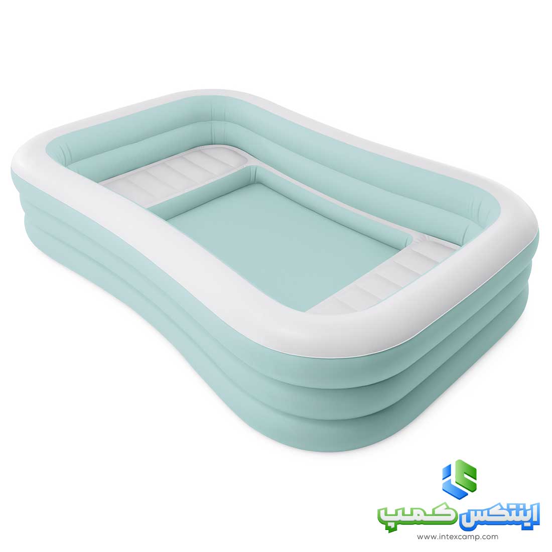 استخر بادی خانوادگی صندلی دار مستطیل اینتکس کد 58497