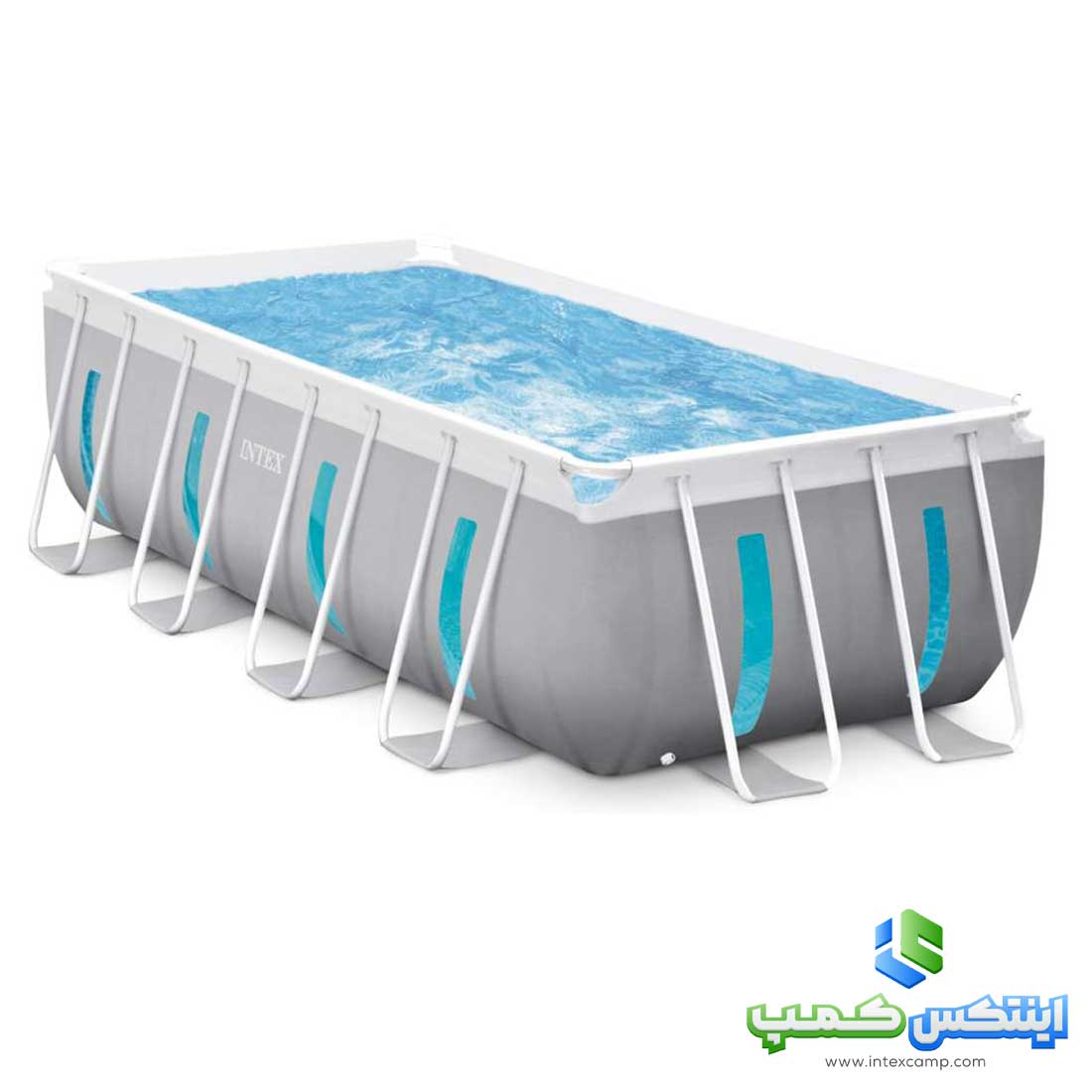 استخر پیش ساخته فریمی پنجره ای 4 متری با ارتفاع 122 اینتکس کد 26770