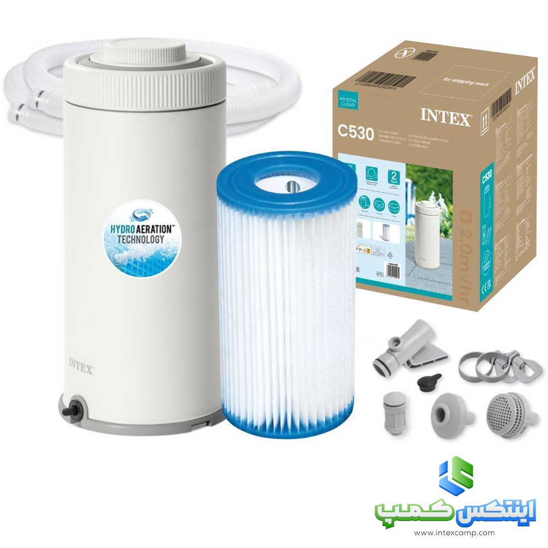 پمپ تصفیه اب استخر اینتکس C530 کد 26604