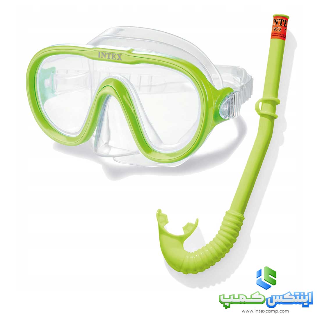 ماسک اسنورکل دریایی تمام لنز 8+ سال اینتکس کد 55642