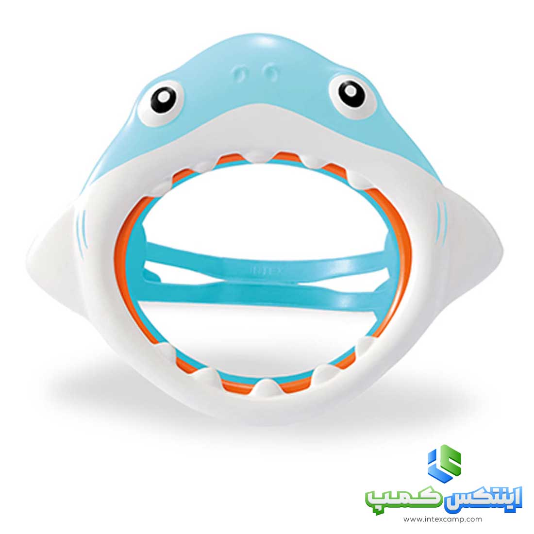 ماسک شنا کودک 8-3 سال مدل کوسه اینتکس کد 55915